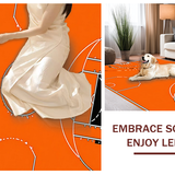 Ultra Soft Area Rug, Non Slip, Stain Resistant, Washable Area Rugs for Living Room, Bedroom, Fun Youthful Sports Enthusiast Decor(Orange)