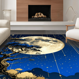 Artistic Sun and Moon Fusion(Blue)