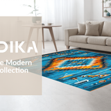 Eclectic Distressed Ethnic Appeal(Blue)