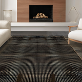 Ultra Soft Area Rug, Non Slip, Stain Resistant, Washable Area Rugs for Living Room, Bedroom, Classic Warm Toned Animal Print(Brown)
