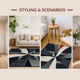 Contemporary Circular Optical Effect(Black)