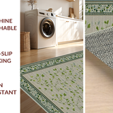 Ultra Soft Area Rug, Non Slip, Stain Resistant, Washable Area Rugs for Living Room, Bedroom, Minimalist Abstract Branch Elements(Gray)