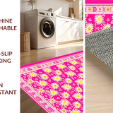 Pink Daisy Print Delight(Pink)