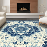 Whimsical Color Trellis Design(White)