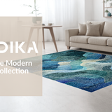 Ultra Soft Area Rug, Non Slip, Stain Resistant, Washable Area Rugs for Living Room, Bedroom, Nautical 3D Octopus Adventure Rug Runner Artistic Whale Trap Illusion(Blue)