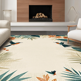 Delicate Floral and Wildlife Blend(Beige)