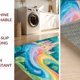 Colorful Rainbow Dreamscape Design(Blue)