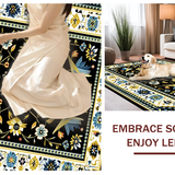 Striking Folk Art Floral Theme(Black)
