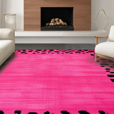 Playful Fluffy Leopard Texture(Pink)
