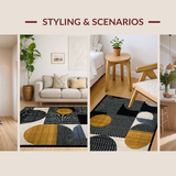 Elegant Monochrome Geometric Texture(Black)