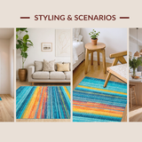 Joyful Multicolored Diamond Layout(Blue)