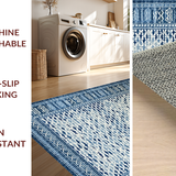 Elegant Lattice Design in Blue(Blue)