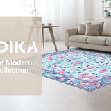 Chic Floral Abstract Arrangement(Blue)
