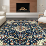 Chic Ornate Border Art Style(Blue)