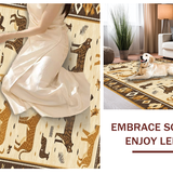 Eco Friendly Safari Style Floor Decor(Beige)