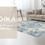 Vibrant Vintage Ogee Motif(Blue)