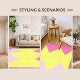 Vibrant Abstract Patterned Design(Pink)