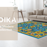 Radiant Modern Trellis Artistry(Blue)