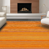 Ultra Soft Area Rug, Non Slip, Stain Resistant, Washable Area Rugs for Living Room, Bedroom, Charming Coastal Animal Motif(Orange)