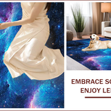 Ultra Soft Area Rug, Non Slip, Stain Resistant, Washable Area Rugs for Living Room, Bedroom, Trendy Moon Bedroom Area Rug for Modern Decor(Blue)