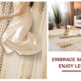 Trendy Rustic Multicolor Ripple Effect(Beige)