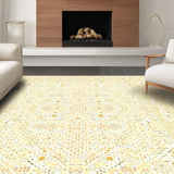 Trendy Transitional Trellis Design(Beige)