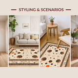 Eclectic Pastel Geometric Shapes(Beige)