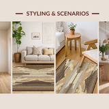 Chic Neutral Geometric Print(Beige)