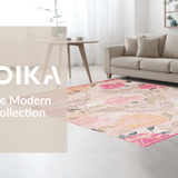 Whimsical Bright Geometric Shapes(Pink)