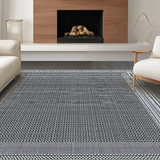 Ultra Soft Area Rug, Non Slip, Stain Resistant, Washable Area Rugs for Living Room, Bedroom, Neutral Warmth Textured Bath Mat(Gray)