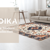 Contemporary Textured Blooms Design(White)