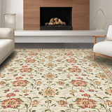 Artful Rustic Ogee Print(Beige)