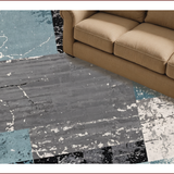 Ultra Soft Area Rug, Non Slip, Stain Resistant, Washable Area Rugs for Living Room, Bedroom, Modern Abstract Bedroom Minimalist Style Area Rug(Gray)