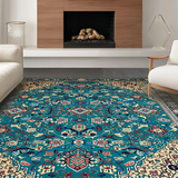 Elegant Earthy Patterned Composition(Blue)