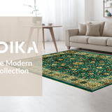 Whimsical Pastel Floral Design(Green)