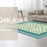 Ultra Soft Area Rug, Non Slip, Stain Resistant, Washable Area Rugs for Living Room, Bedroom, Soft Earthy Tones with Animal Graphics(Ivory)
