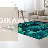 Artistic Earthy Medallion Layout(Blue)