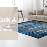 Contemporary Tiled Symmetrical Elements(Blue)