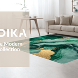 Elegant Swirled Glitter Design(Green)