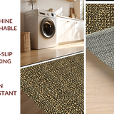 Ultra Soft Area Rug, Non Slip, Stain Resistant, Washable Area Rugs for Living Room, Bedroom, Trendy Nature-Inspired Touch(Beige)