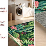 Artistic Green and Pink Botanical Fusion(Green)