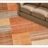 Ultra Soft Area Rug, Non Slip, Stain Resistant, Washable Area Rugs for Living Room, Bedroom, Solid Terracotta Shag Rug for Living Room(Brown)