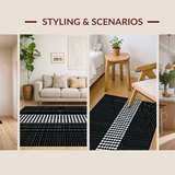 Contemporary Bold Checkered Style(Black)