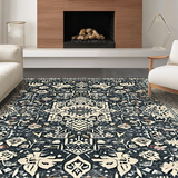 Elegant Ashen Patterned Weave(Black)