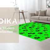 Cheerful Spring Themed Coir Mat(Green)