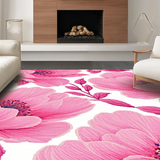 Ultra Soft Area Rug, Non Slip, Stain Resistant, Washable Area Rugs for Living Room, Bedroom, Adorable Cozy Pink Shag Ensemble(Pink)
