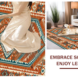 Lively Tribal Tiled Decoration(Red)