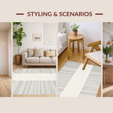 Subtle Trestle Design in Hues(Beige)