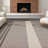 Ultra Soft Area Rug, Non Slip, Stain Resistant, Washable Area Rugs for Living Room, Bedroom, Rustic Symmetrical Graphic Aesthetic(Gray)