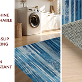 Dynamic Cross Woven Geometric Style(Blue)